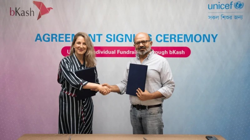 UNICEF, bKash partner to facilitate