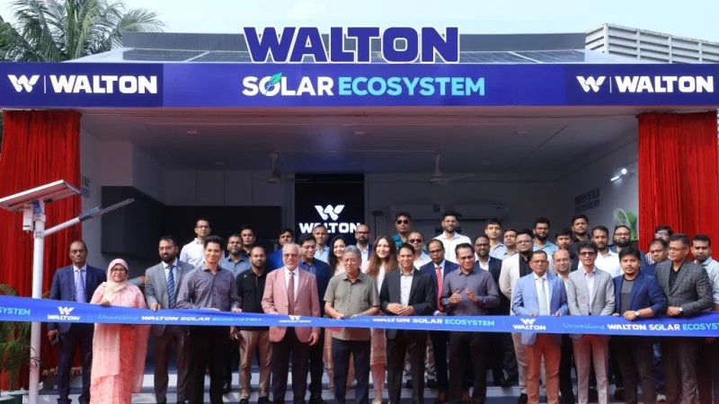Finance and Planning Minister unveils Walton solar ecosystem