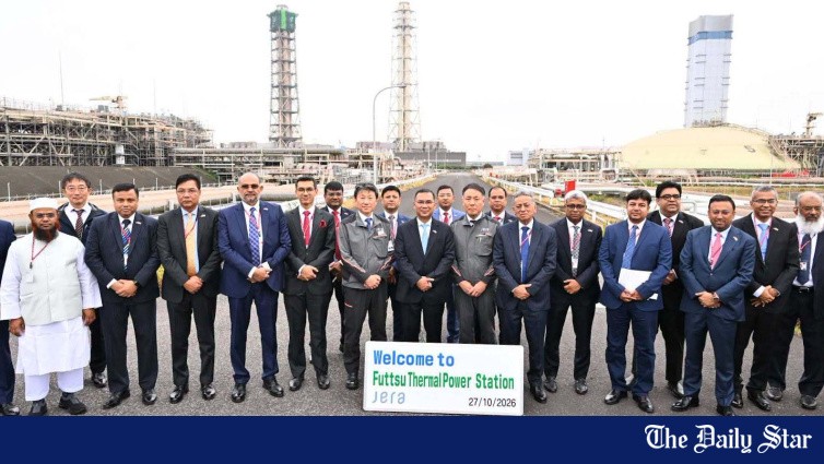 Bangladesh PM Tarique Rahman tours JERA LNG terminal in Japan