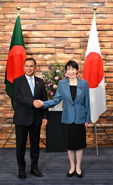 Bangladesh PM Tarique Rahman meets Japan PM Sanae Takaichi in Tokyo